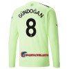 Virallinen Fanipaita Pitkähihainen Manchester City Gundogan 8 Kolmas Pelipaita 2022-23 - Miesten